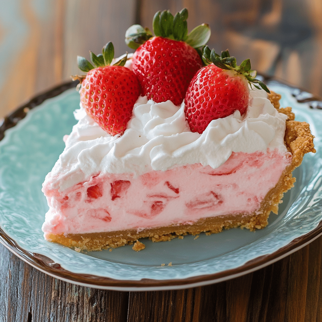 Strawberry Icebox Pie